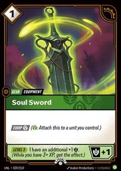 Soul Sword - UNL-039-p - Promotional Cards - Riftbound card
